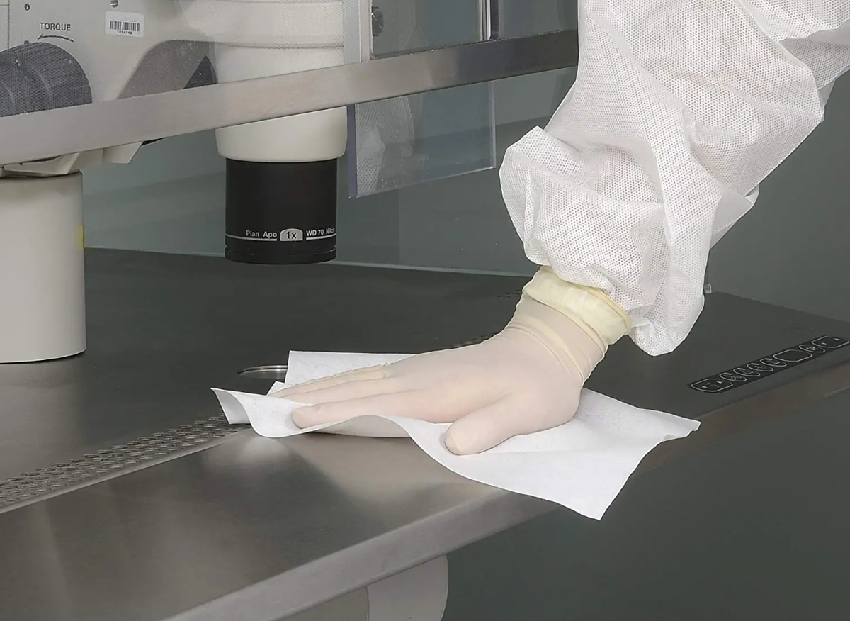 Poliester Cleanroom Wipes
