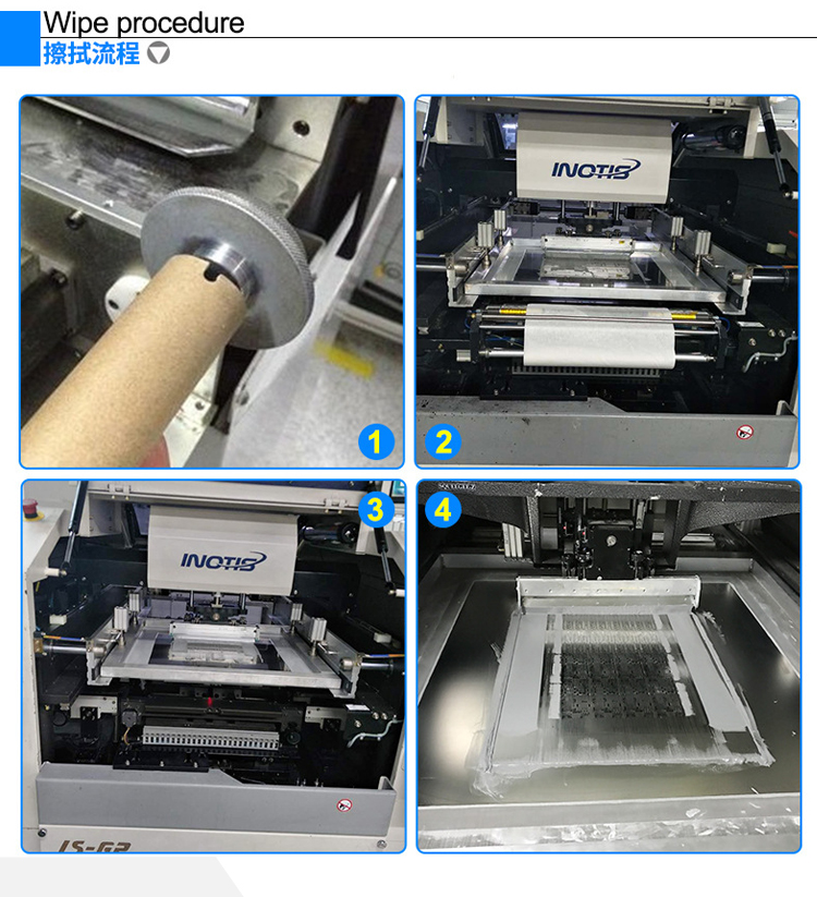 beite-factory-overlegen-kvalitet-smt-sjablong-viskerrull-for-automatiske-trykkmaskiner-MPM-DEK-KME-YAMAHA-MINAMI-JUKI-EKRA-PANASERT-FUJI-SANYO-DESEN-effektiv-rengjøring-av-smuss-forurensninger